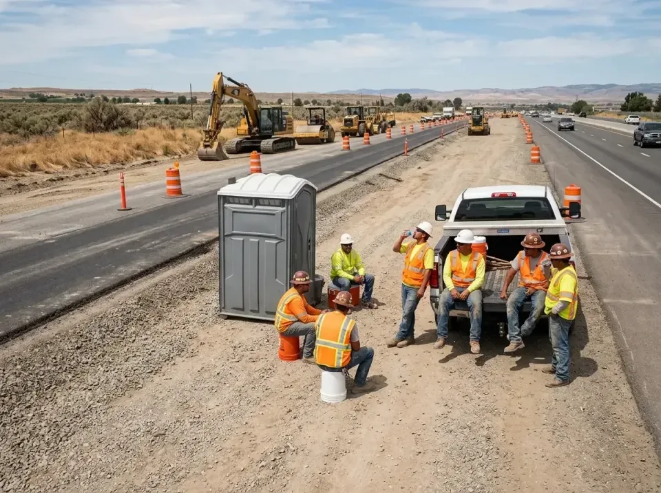 highway-road-construction-crew-007 — frequently asked questions, Porta Potty and Restroom Rentals in Muleshoe, TX